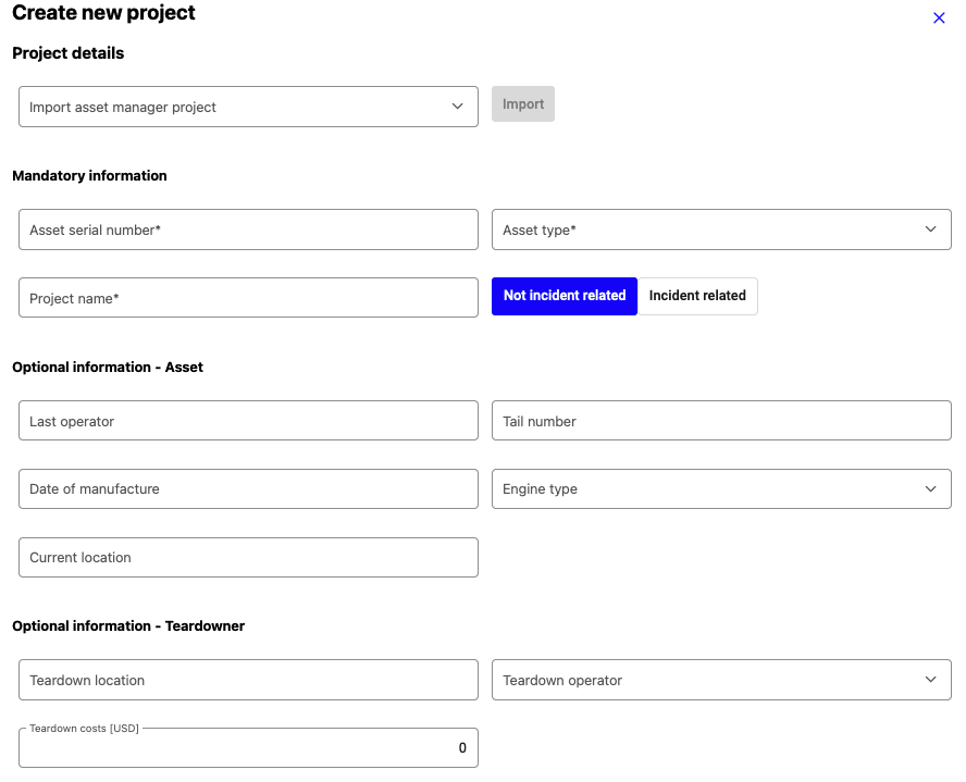 Create new teardown project - part 1